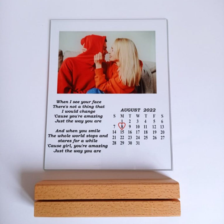 Couple gifting, gift with special message and date, personalized gifting, gift or her, gift for him