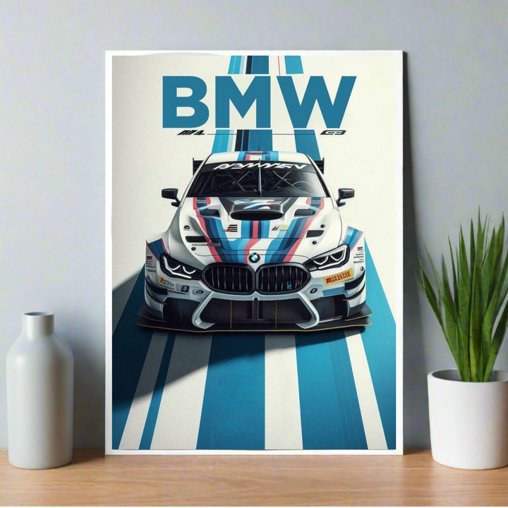 BMW Poster, BMW M8, Car Poster, home Decor, Room Decor, Car Guy poster, Posters, Posterzed, Posterised, Stickerly, Premium Posters