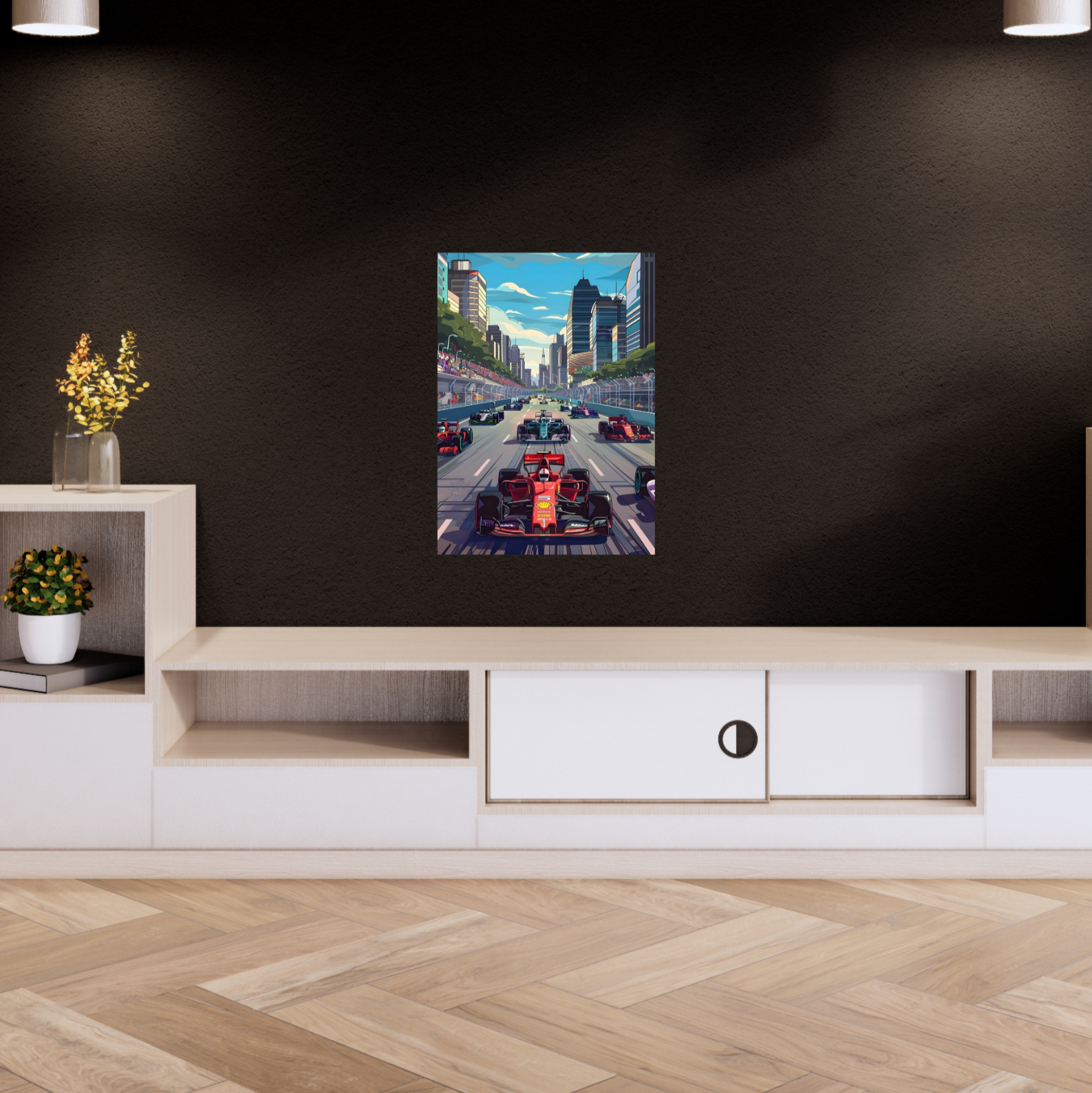 Printed on thick matte A4 paper. Frame not included. F1 Poster, room Decor, home decor, aesthetic decor, Aesthetic Poster, Formula 1 Poster, Poseterized, Stickerly, wallpaper