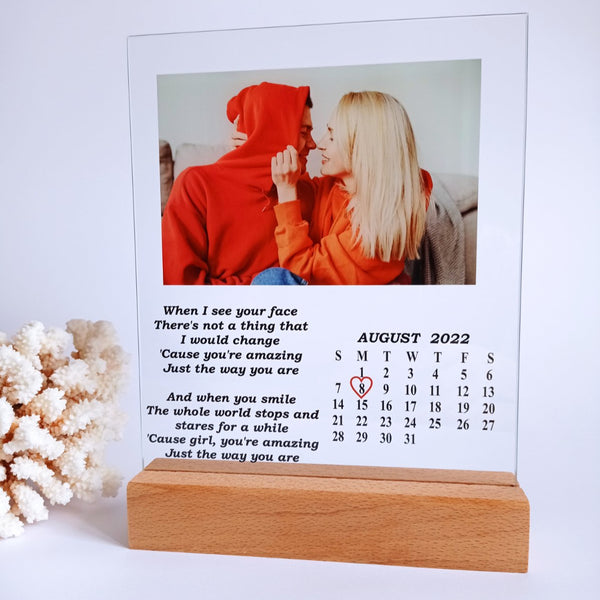 Couple gifting, gift with special message and date, personalized gifting, gift or her, gift for him