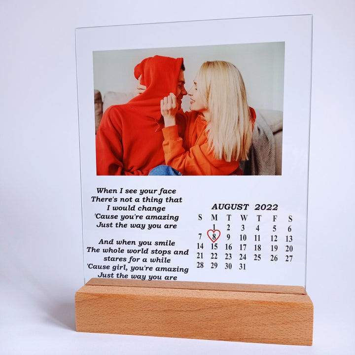 Couple gifting, gift with special message and date, personalized gifting, gift or her, gift for him