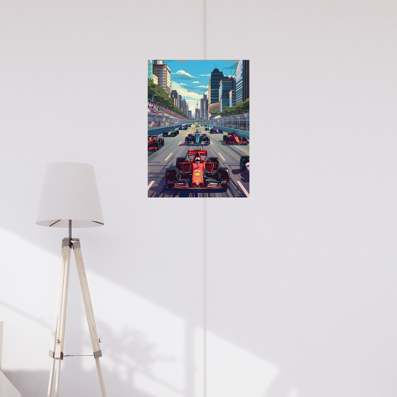 Printed on thick matte A4 paper. Frame not included. F1 Poster, room Decor, home decor, aesthetic decor, Aesthetic Poster, Formula 1 Poster, Poseterized, Stickerly, wallpaper