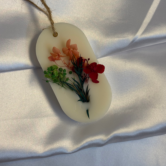 Fresh Morning soy wax wardrobe diffuser sachet with citrus fragrance.