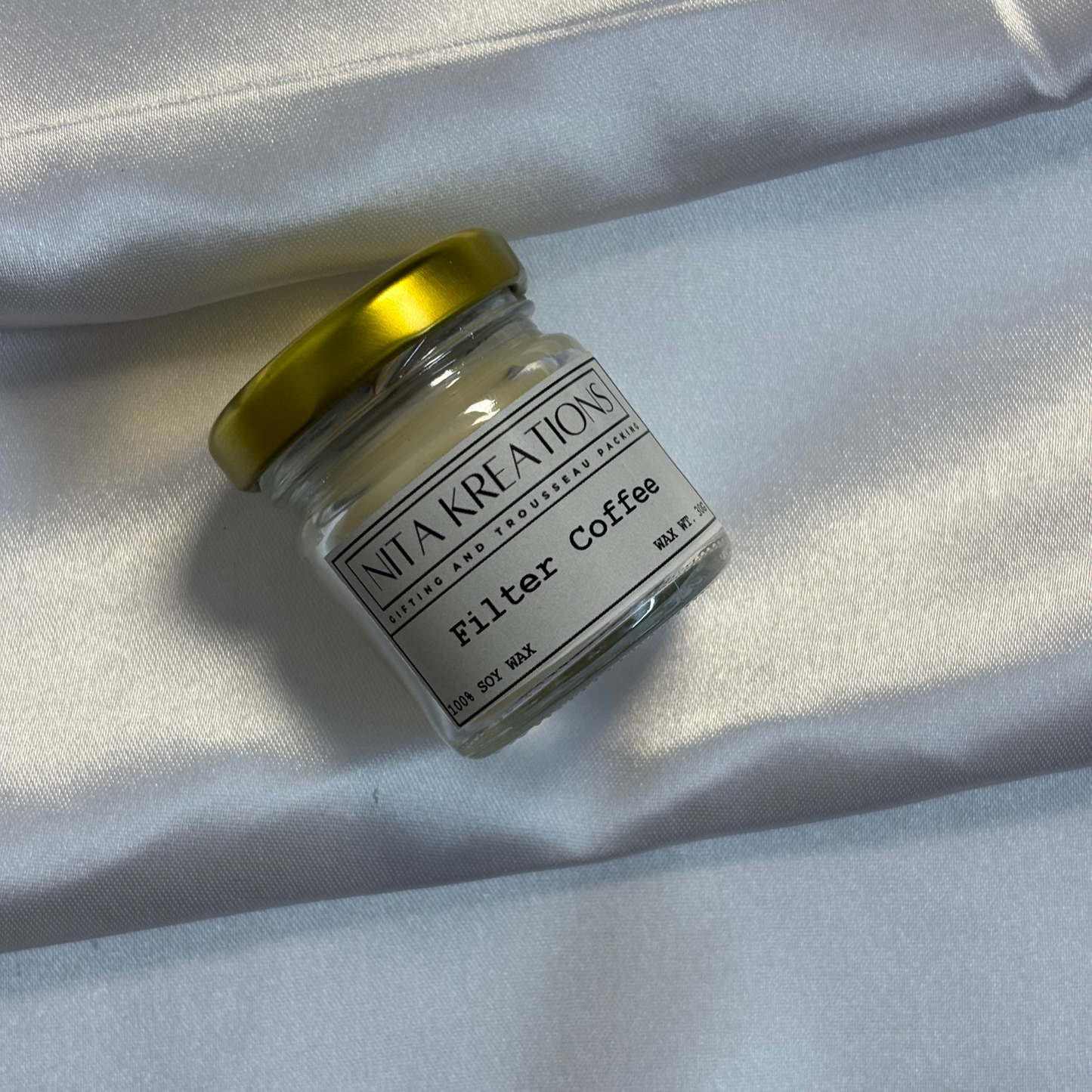 Filter Coffee candle, Small Candle, Home fragrances, filter Coffee, scented Candle, candle, soy wax candle, vegan candle,