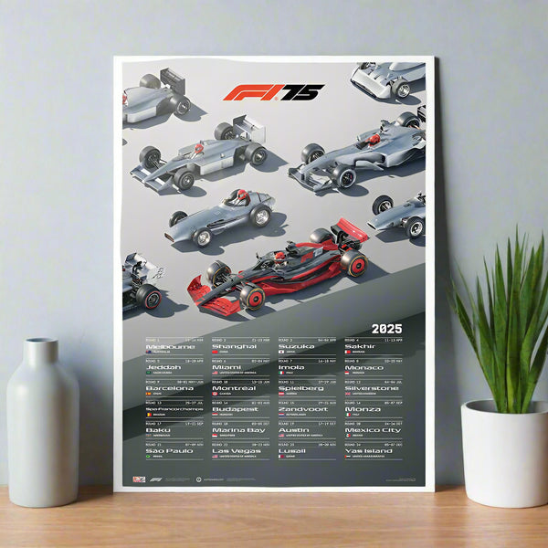 F1 Poster, Poster, Room Decor, Home Decor, Car Posters