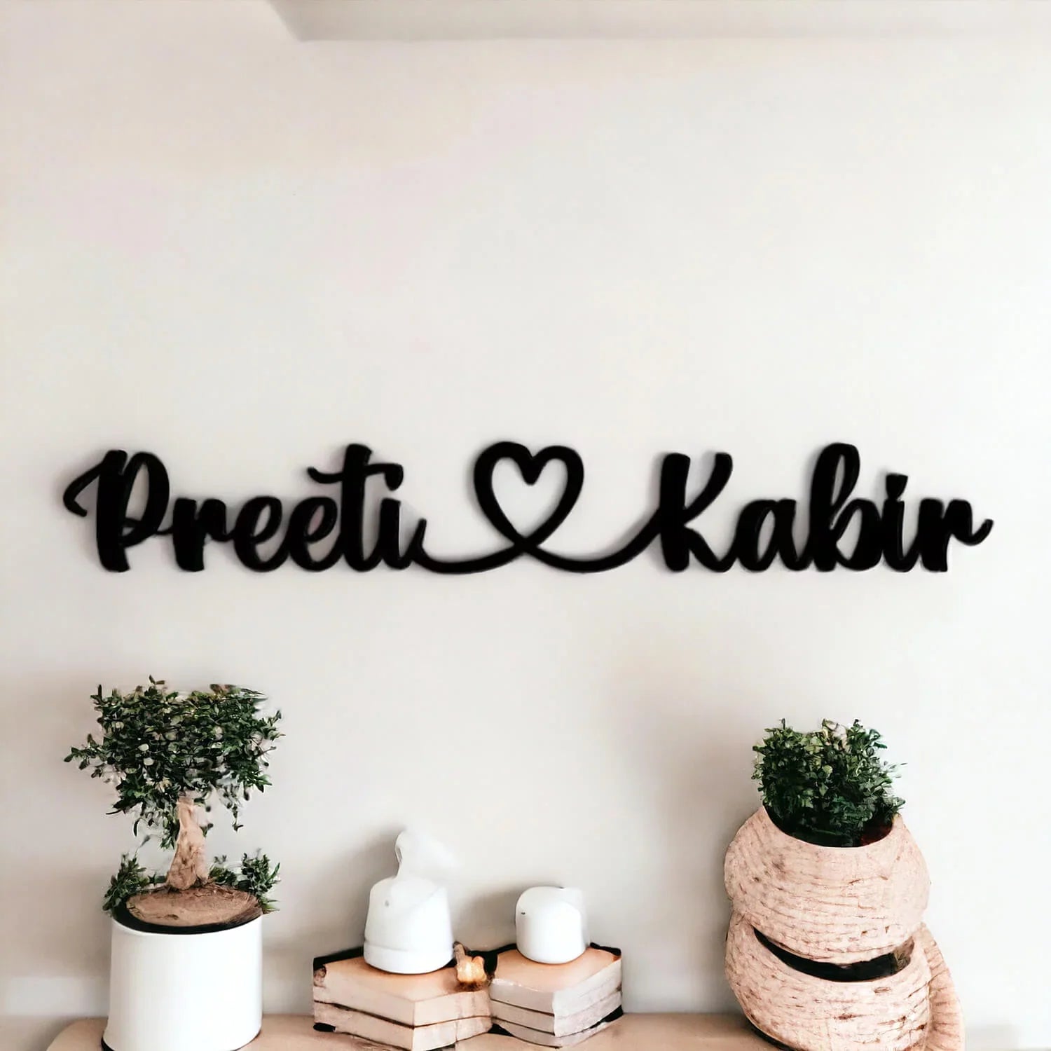 Home decor, Room decor, custom name sign, Customized gifting, couple gifts